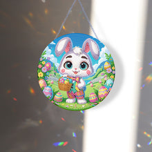 Load image into Gallery viewer, Easter Rabbit Diamond Painting Hanging Pendant Art for Wall Decor (White Rabbit)
