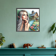 Load image into Gallery viewer, Diamond Painting - Full Round - Garden Butterfly Fairy (30*30CM)
