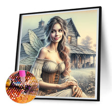 Load image into Gallery viewer, Diamond Painting - Full Round - Garden Butterfly Fairy (30*30CM)
