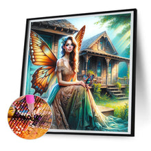 Load image into Gallery viewer, Diamond Painting - Full Round - Garden Butterfly Fairy (30*30CM)
