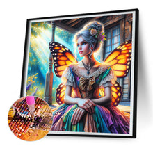 Load image into Gallery viewer, Diamond Painting - Full Round - Garden Butterfly Fairy (30*30CM)
