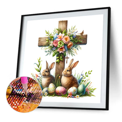 Diamond Painting - Full Square - easter cross (40*40CM)