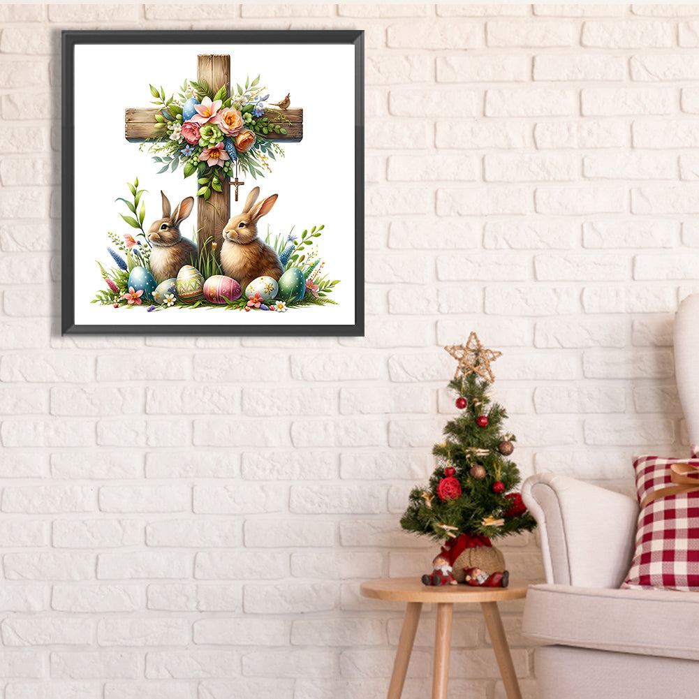 Diamond Painting - Full Square - easter cross (40*40CM)