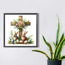 Load image into Gallery viewer, Diamond Painting - Full Square - easter cross (40*40CM)
