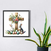 Load image into Gallery viewer, Diamond Painting - Full Square - easter cross (40*40CM)
