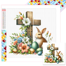 Load image into Gallery viewer, Diamond Painting - Full Square - easter cross (40*40CM)
