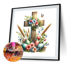 Load image into Gallery viewer, Diamond Painting - Full Square - easter cross (40*40CM)
