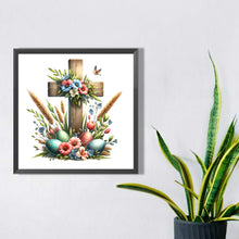 Load image into Gallery viewer, Diamond Painting - Full Square - easter cross (40*40CM)
