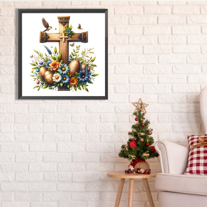 Diamond Painting - Full Square - easter cross (40*40CM)