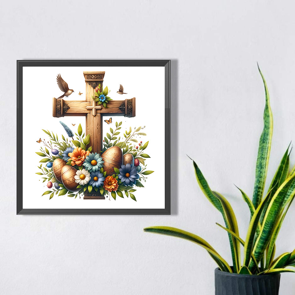 Diamond Painting - Full Square - easter cross (40*40CM)