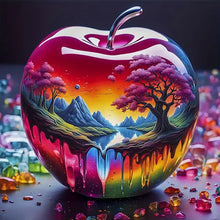 Load image into Gallery viewer, Diamond Painting - Full Round - crystal apple landscape painting (30*30CM)
