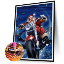 Load image into Gallery viewer, Diamond Painting - Full Square - Santa Claus riding a motorcycle (30*40CM)

