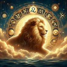 Load image into Gallery viewer, Diamond Painting - Full Round - Twelve zodiac signs-Leo (30*30CM)
