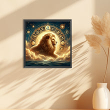Load image into Gallery viewer, Diamond Painting - Full Round - Twelve zodiac signs-Leo (30*30CM)
