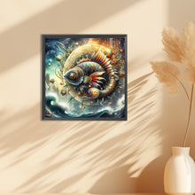 Load image into Gallery viewer, Diamond Painting - Full Round - Twelve zodiac signs-Pisces (30*30CM)
