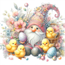 Load image into Gallery viewer, Diamond Painting - Full Round - Beautiful gnome and chick (30*30CM)
