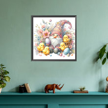 Load image into Gallery viewer, Diamond Painting - Full Round - Beautiful gnome and chick (30*30CM)
