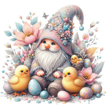 Load image into Gallery viewer, Diamond Painting - Full Round - Beautiful gnome and chick (30*30CM)

