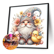 Load image into Gallery viewer, Diamond Painting - Full Round - Beautiful gnome and chick (30*30CM)
