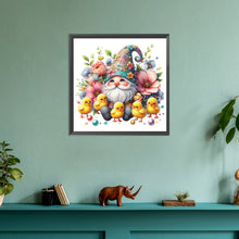 Load image into Gallery viewer, Diamond Painting - Full Round - Beautiful gnome and chick (30*30CM)
