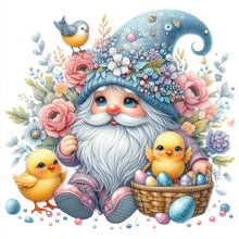 Load image into Gallery viewer, Diamond Painting - Full Round - Beautiful gnome and chick (30*30CM)
