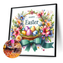 Load image into Gallery viewer, Diamond Painting - Full Round - happy Easter (30*30CM)
