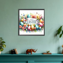 Load image into Gallery viewer, Diamond Painting - Full Round - happy Easter (30*30CM)
