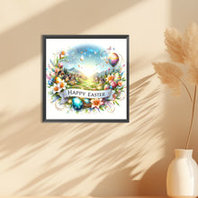 Load image into Gallery viewer, Diamond Painting - Full Round - happy Easter (30*30CM)
