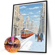Load image into Gallery viewer, AB Diamond Painting - Full Round - snow country scenery (40*50CM)
