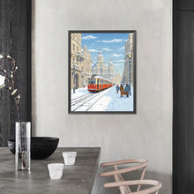 Load image into Gallery viewer, AB Diamond Painting - Full Round - snow country scenery (40*50CM)

