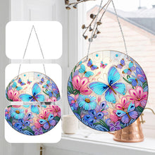 Load image into Gallery viewer, Sun Catcher 5D Diamond Painting Dots Pendant for Office Decor (Butterfly KJ0105)
