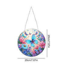Load image into Gallery viewer, Sun Catcher 5D Diamond Painting Dots Pendant for Office Decor (Butterfly KJ0105)
