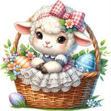 Load image into Gallery viewer, Diamond Painting - Full Square - easter lamb (30*30CM)
