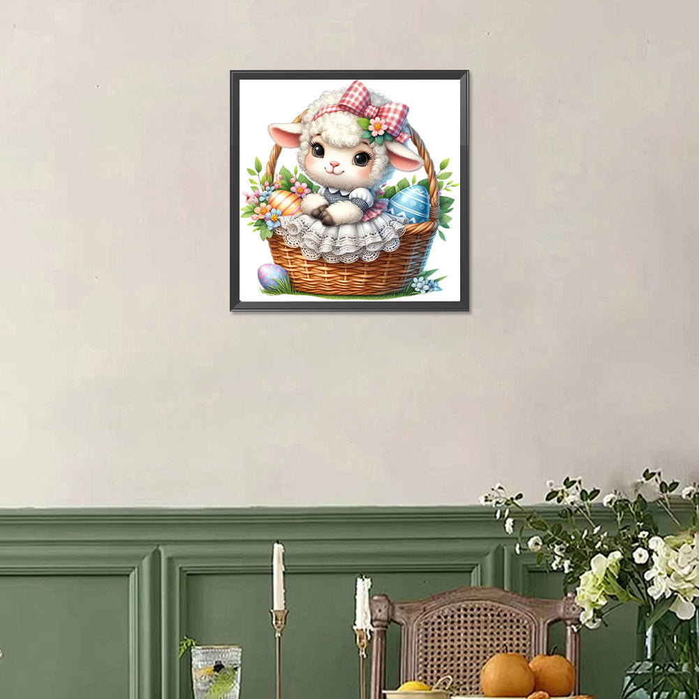 Diamond Painting - Full Square - easter lamb (30*30CM)