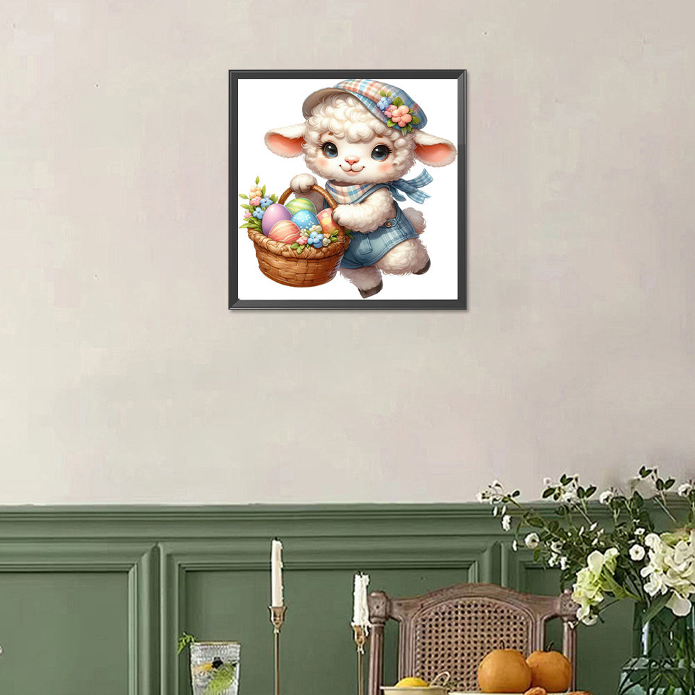 Diamond Painting - Full Square - easter lamb (30*30CM)