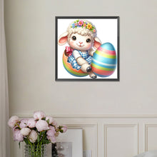 Load image into Gallery viewer, Diamond Painting - Full Square - easter lamb (30*30CM)
