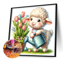 Load image into Gallery viewer, Diamond Painting - Full Square - easter lamb (30*30CM)
