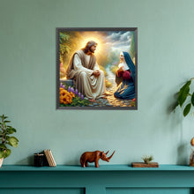 Load image into Gallery viewer, Diamond Painting - Full Round - jesus and believers (30*30CM)
