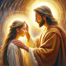 Load image into Gallery viewer, Diamond Painting - Full Round - Jesus loves you (30*30CM)
