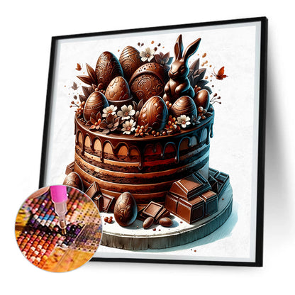 Diamond Painting - Full Round - Easter Chocolate Cake (30*30CM)