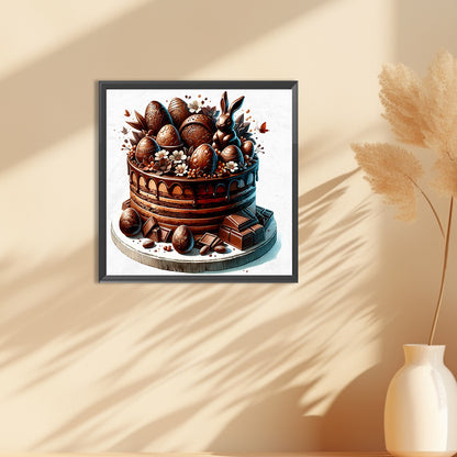 Diamond Painting - Full Round - Easter Chocolate Cake (30*30CM)