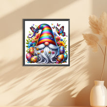 Load image into Gallery viewer, Diamond Painting - Full Round - Colorful gnomes and Easter eggs (30*30CM)
