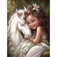 Load image into Gallery viewer, Diamond Painting - Full Square - little girl (30*40CM)
