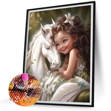 Load image into Gallery viewer, Diamond Painting - Full Square - little girl (30*40CM)
