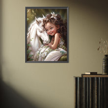 Load image into Gallery viewer, Diamond Painting - Full Square - little girl (30*40CM)
