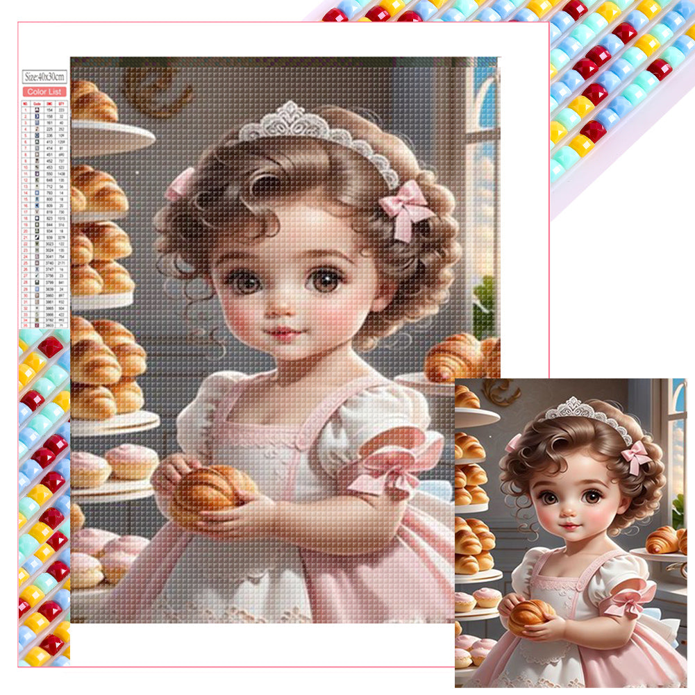 Diamond Painting - Full Square - little girl (30*40CM)
