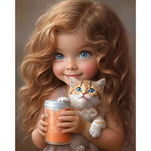 Load image into Gallery viewer, Diamond Painting - Full Square - little girl (40*50CM)
