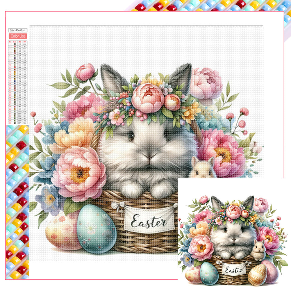 Diamond Painting - Full Square - easter bunny (40*40CM)
