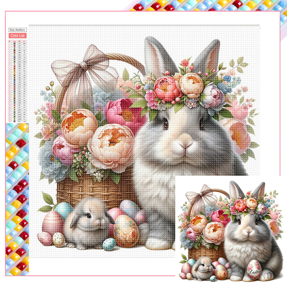Diamond Painting - Full Square - easter bunny (40*40CM)