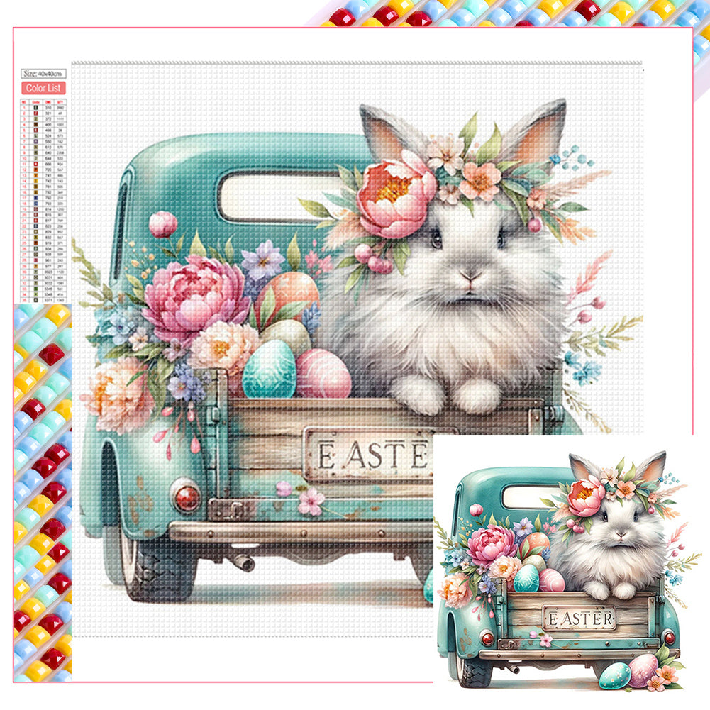 Diamond Painting - Full Square - easter bunny (40*40CM)